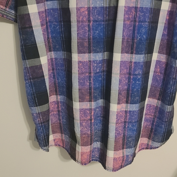 BKE Vintage | Men's Vintage Plaid Button-Down Athletic Fit Shirt (Size XXXL) - Picture 11 of 12